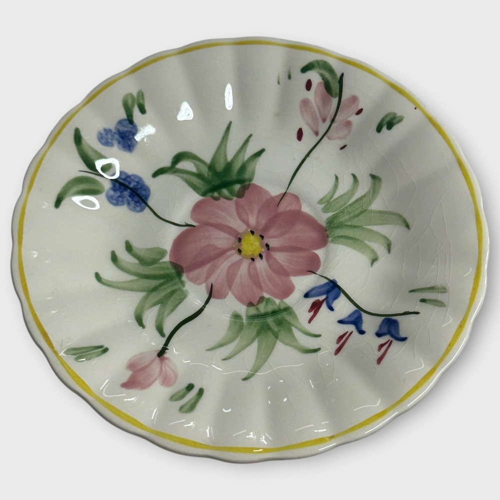VTG Blue Ridge Southern Pottery Bread Butter Plate SET OF 6 Laurie Colonial RARE - Picture 7 of 10